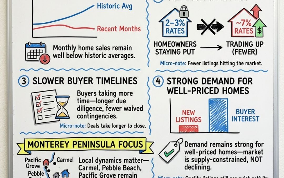 Why Are Fewer Homes Selling in Monterey County?