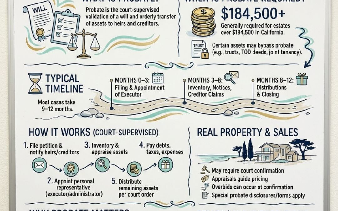 How Probate Real Estate Works in California: A Guide for Executors